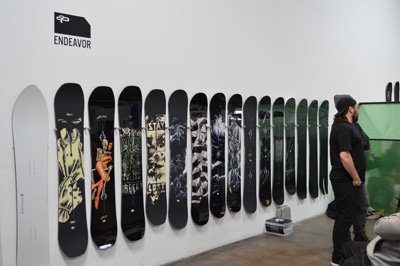 Parts and Labor Snowboard Show Endeavor Snowboards