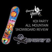Growing Young Snowboards Koi Party Review