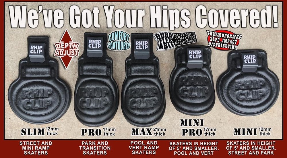 Rhip Clip sizes